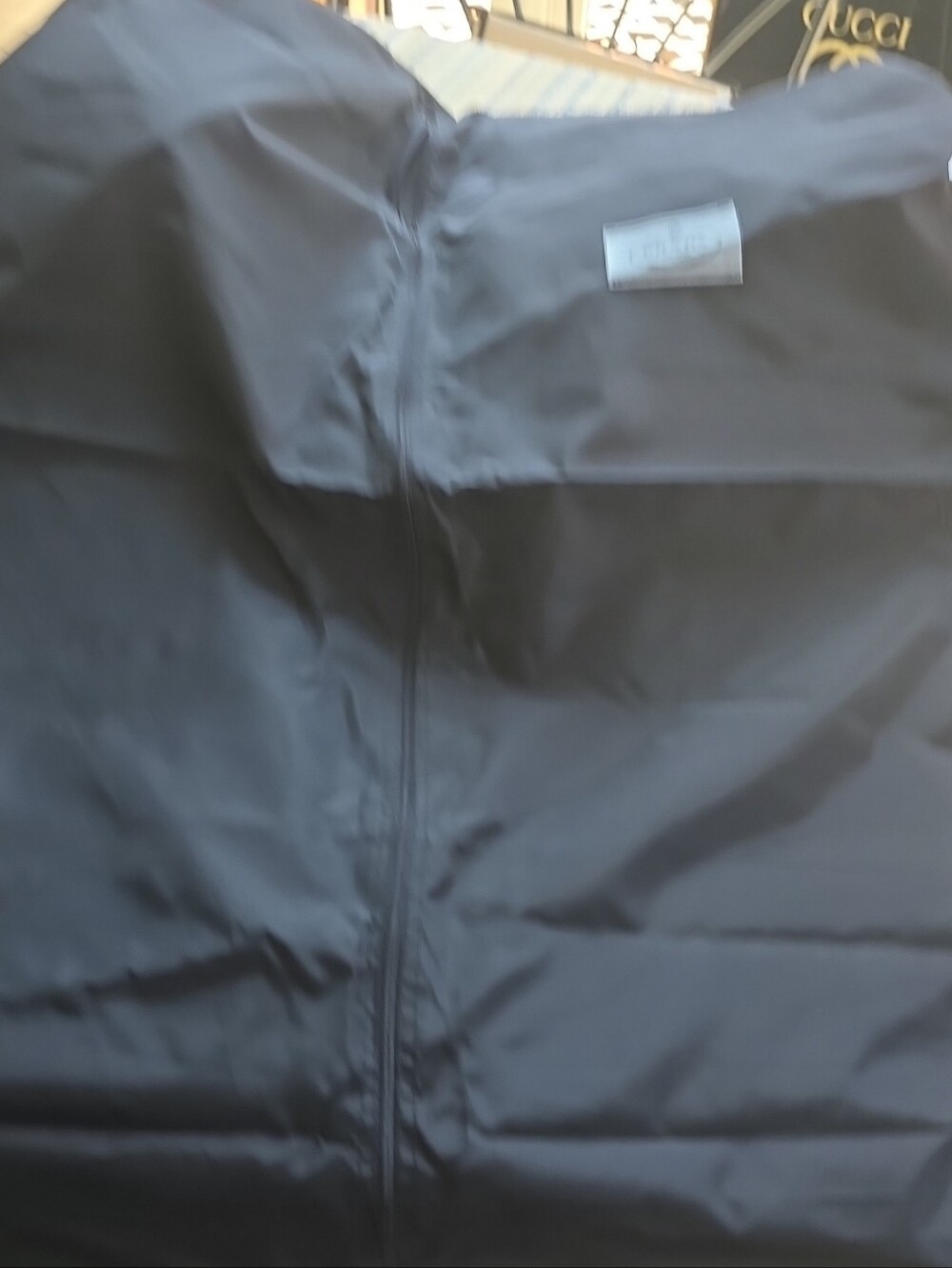 Prada NEW Navy Garment Bag with Zipper